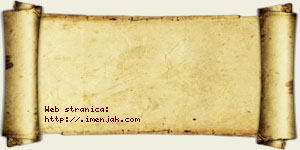 Danica Aksentijević vizit kartica